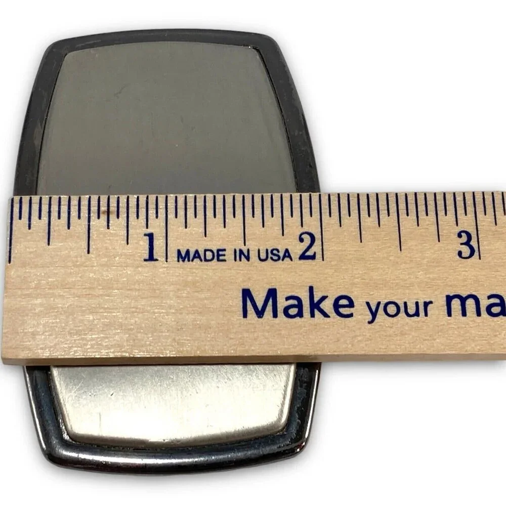 Vintage Belt Buckle Solid Brushed And Polished Stainless Steel‎ Modern Design